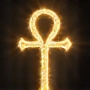 Golden Ankh symbol
