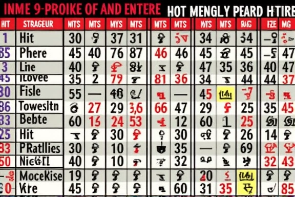 Blackjack strategy chart