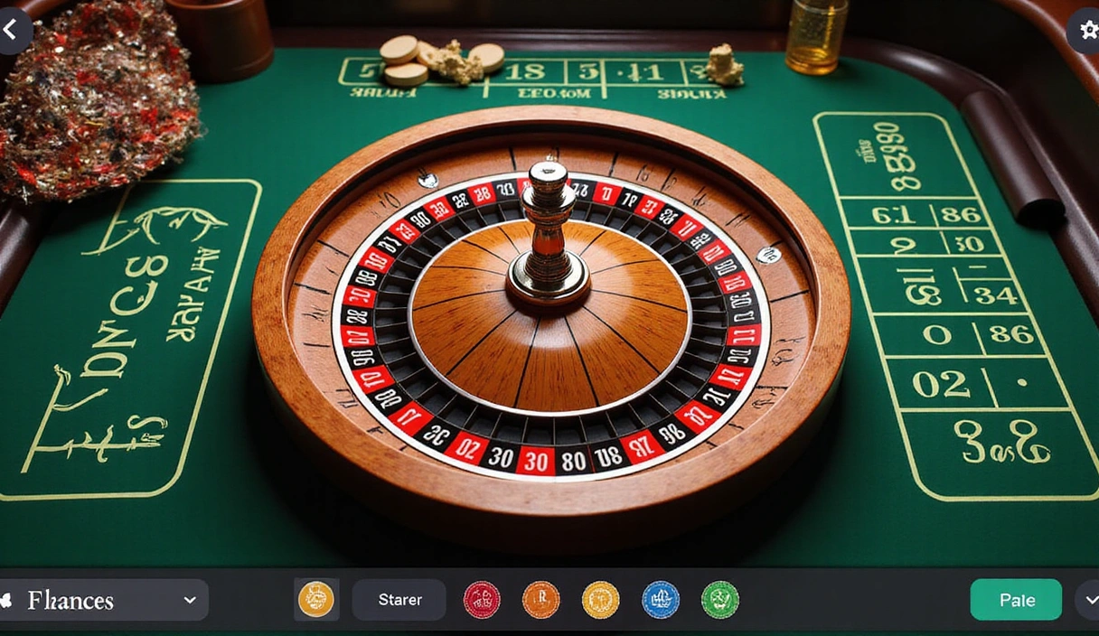 European Roulette Game Interface