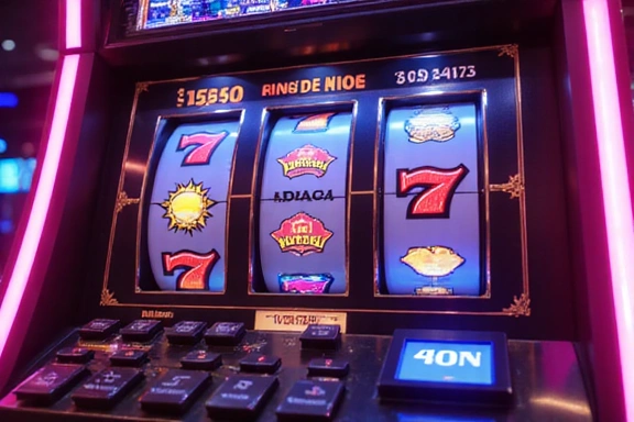 Preview of a vibrant slot machine game with animated reels