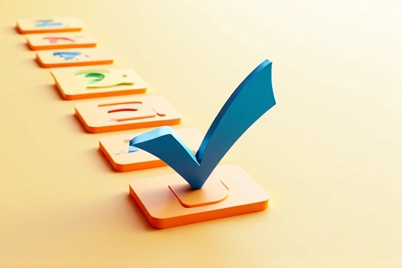 Checkmark icon symbolizing user choices and preferences