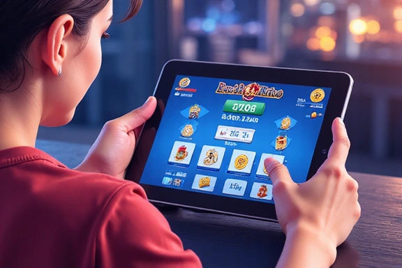 Illustration of a user interacting with a game and data being tracked